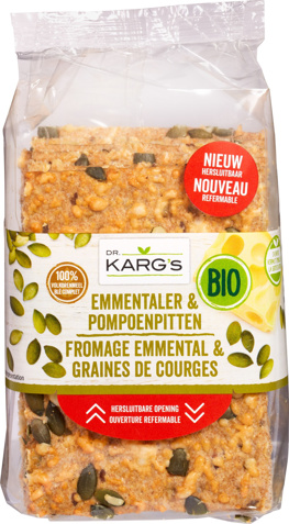 Kaas-pompoenpit crackers
