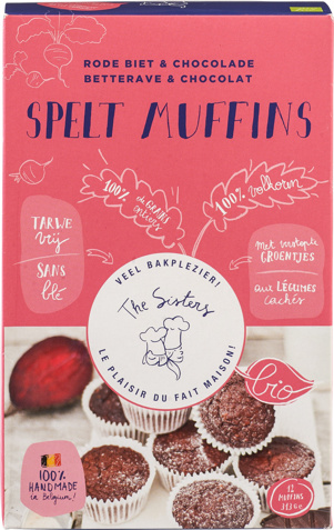 Muffinmix spelt bieten chocolade