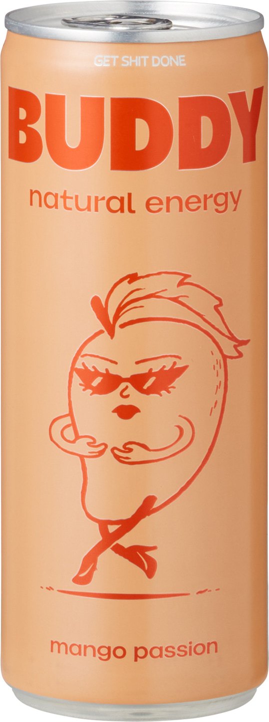 Energy drink mango passie