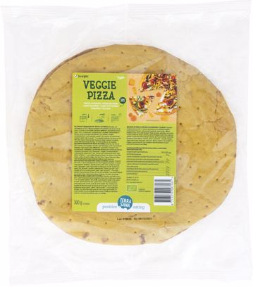 Groentepizzabodems wortel pompoen