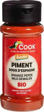 Milde gemalen Spaanse peper