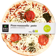 Pizza mozarella-pesto