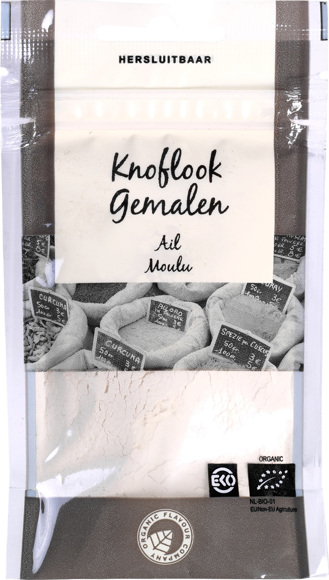 Knoflook gemalen