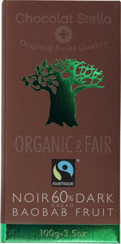 Pure chocolade 60% baobab fruit