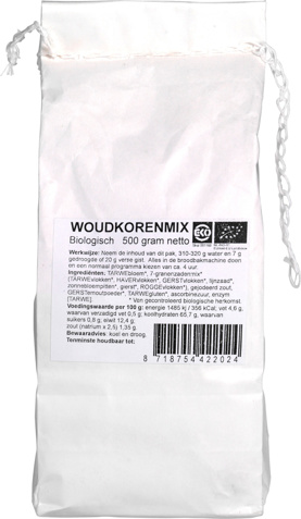 Woudkoren broodmix zonder sesam