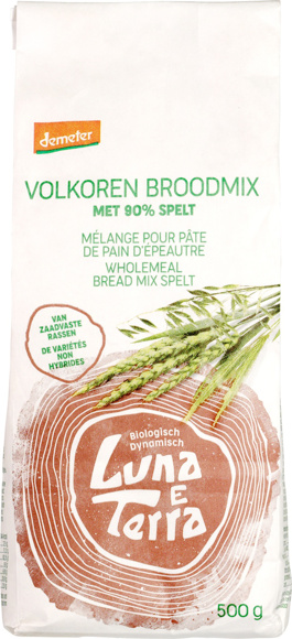 Volkoren broodmix spelt
