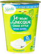 Plantaardige variatie op yoghurt soja - Griekse stijl
