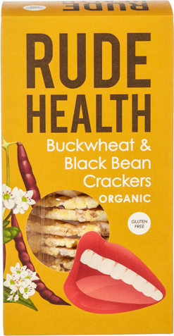 Boekweit en zwarte bonen crackers