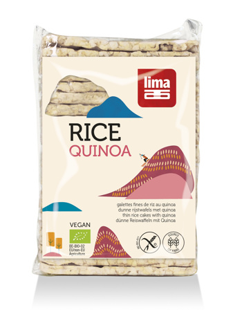 Dunne rijstwafels quinoa