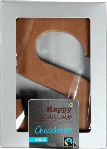 Melkchocoladeletter S