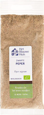 Zwarte gemalen peper