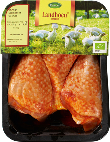 Gekruide drumsticks