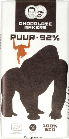 Pure chocolade 92% gorilla