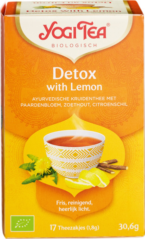 Kruidenthee detox lemon