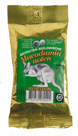 Gezouten macadamianoten