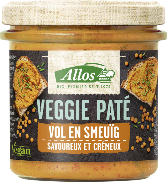 Vegan paté vol & smeuïg