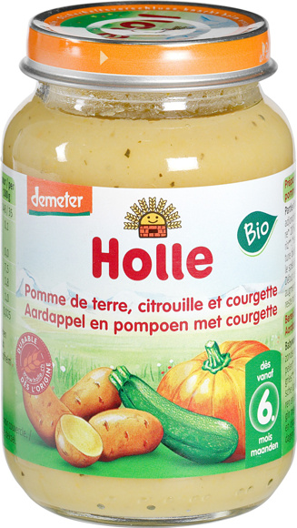 Babyhapje courgette/ pompoen/aardappel 6+ mnd