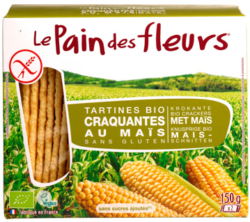 Krokante crackers mais