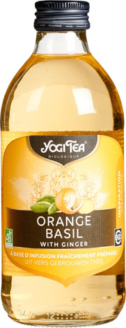Ice tea orange basil