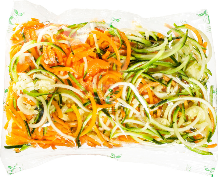Courgette- pompoen spaghetti