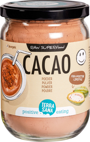 Raw cacaopoeder