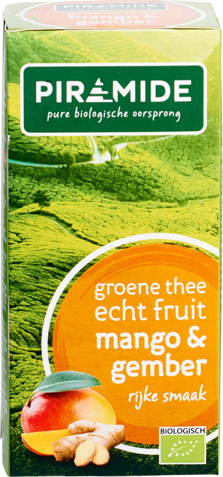 Groene thee mango gember