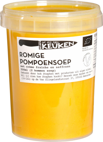 Romige pompoensoep