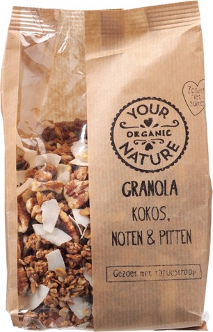 Granola kokos, noten & pitten