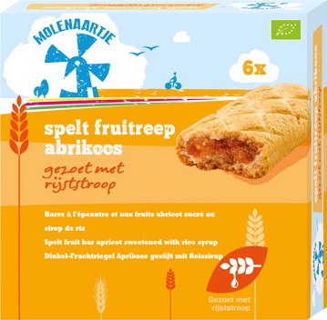 Spelt fruitreep abrikoos