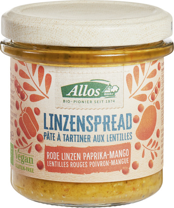 Linzenspread paprika mango