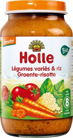 Babyhapje groenterisotto 8+ mnd