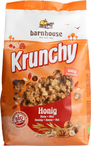 Krunchy muesli honing
