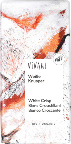 Witte chocolade - gepofte rijst