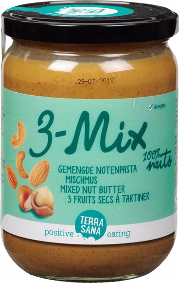 Gemengde notenpasta 3-mix