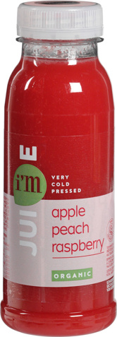 Appel-perzik-frambozensap
