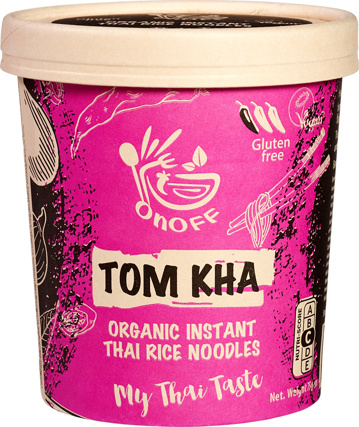 Instant noodles soup Tom Kha