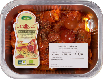 Italiaanse roerbakschotel kip