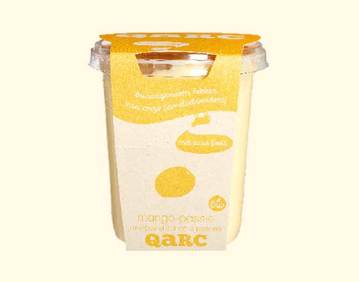 Voucher voor een pot Qarc kwark mango-passievrucht
