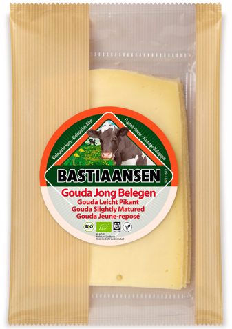 Plakjes jong belegen kaas