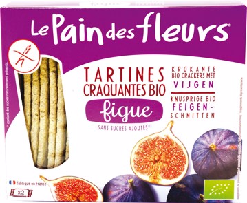 Krokante crackers vijgen