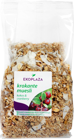 Krokante muesli kokos & cranberry