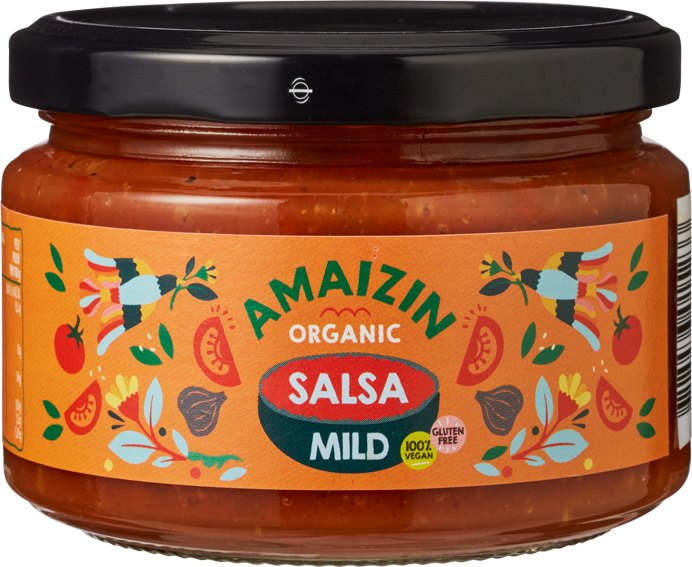 Milde salsa chip dip