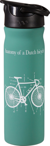 RVS drinkfles groen