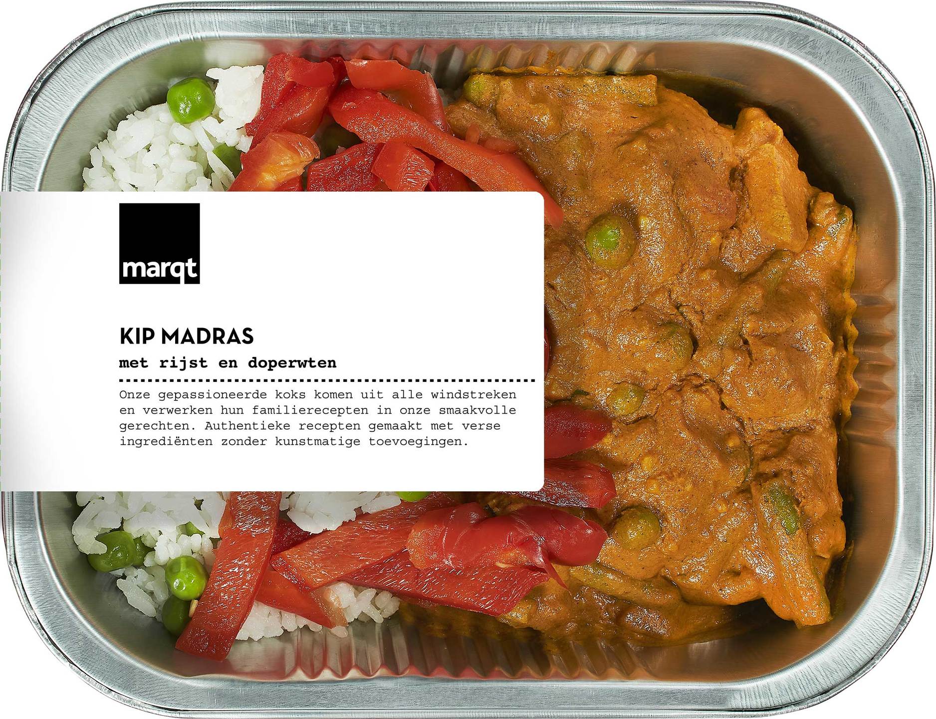 Kip madras met rijst