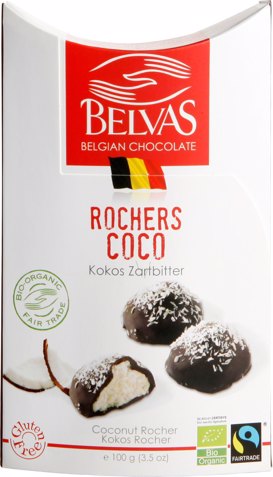 Chocoladetruffels kokos