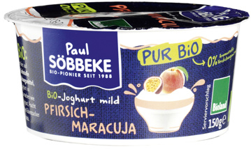 Perzik passievrucht yoghurt