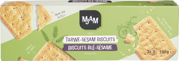 Tarwe-sesam biscuits
