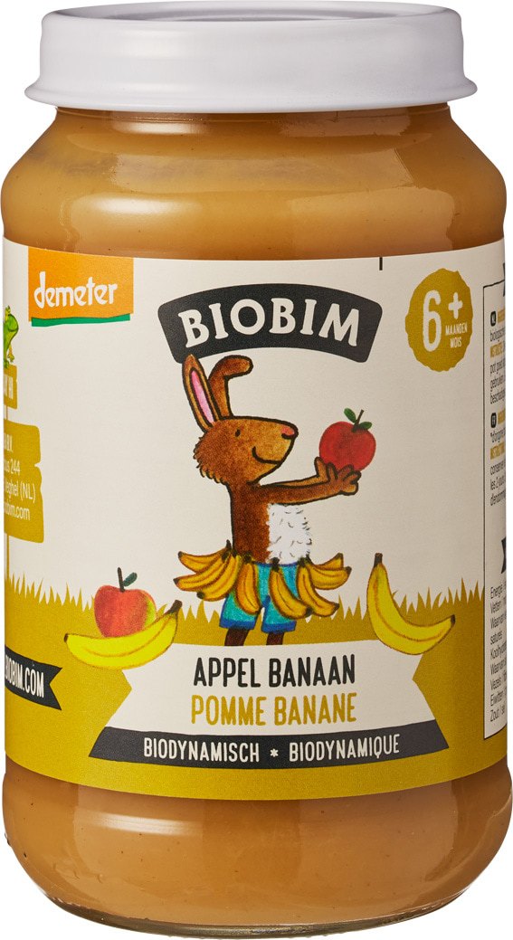 Fruithapje appel banaan 6+ mnd