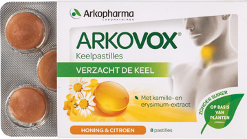 Keelpastilles honing-citroen