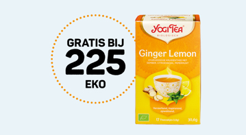 Gratis Yogi tea - Kruidenthee Gember-citroen voor 225 Eko